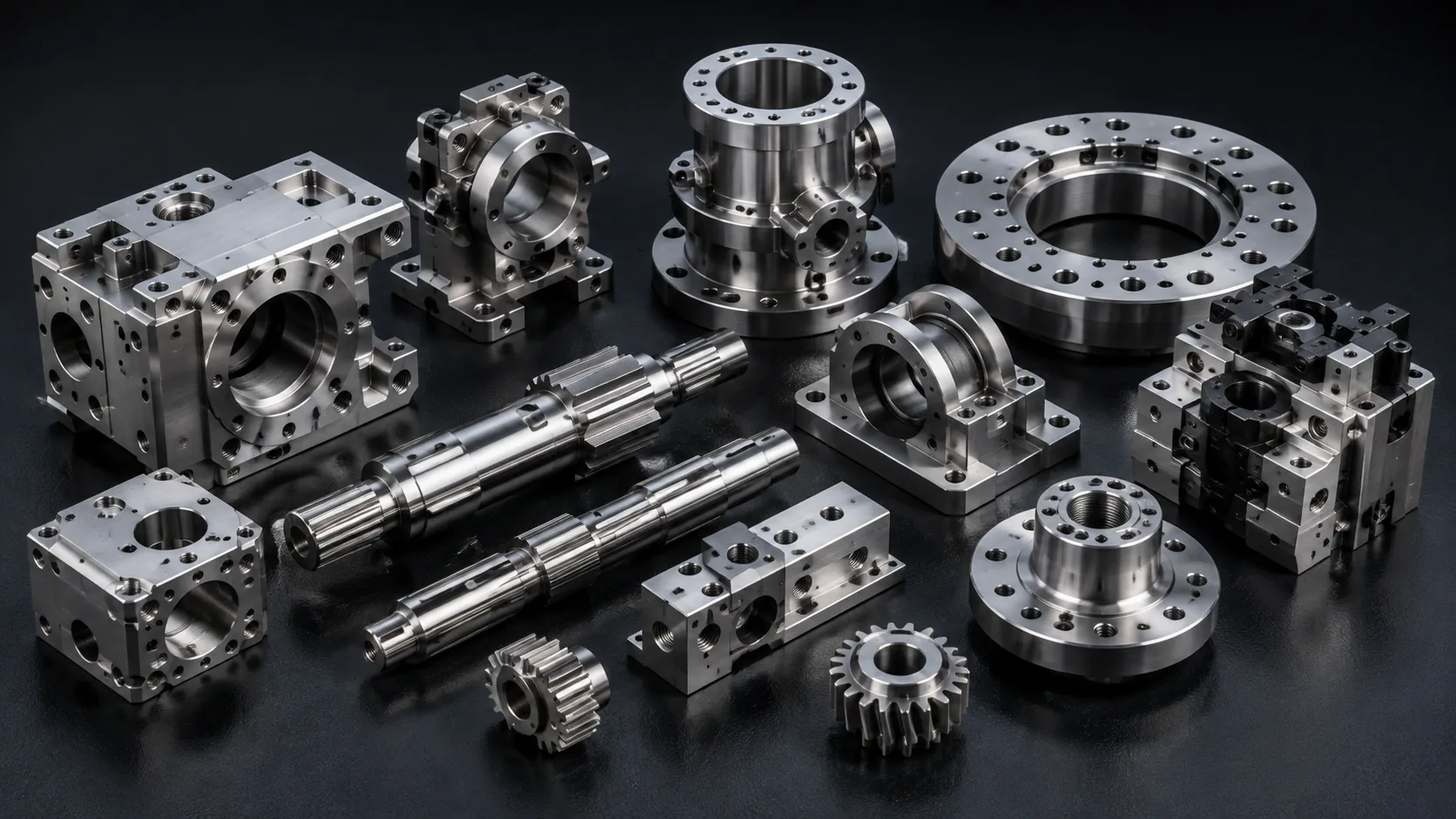 Precision turned shafts and machined components