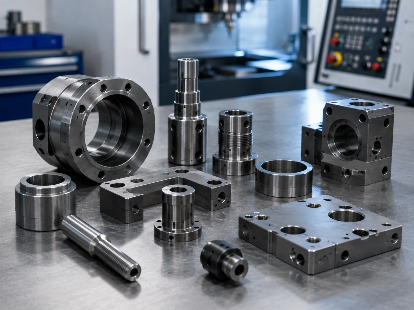 Carbon steel machined automotive and mechanical components